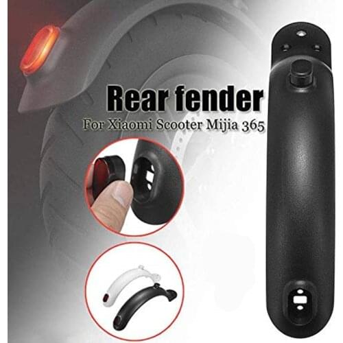 Electric Scooter Mudguard Mud Guard Rear Fender for Xiaomi Mijia M365 Black White Rear Fender For xiaomi M365 Repair Accessories