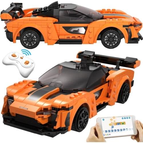 City APP Programming Remote Control Sports Vehicle Model Building Blocks Technical RC Racing Car Bricks Gifts Toys for Children