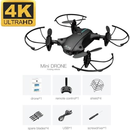 Drone 4K HD 1080P WiFi FPV Camera Quadcopter Real-time GPS Transmission RC Mini Drones Helicopter Toys Gift Children Boys