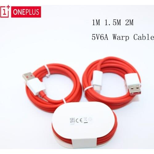 One plus Dash Type C cable USB 3.1 Quick Fast Charging cable 1m/1.5m/2m/3m One plus Warp Charge 5V6A Type-c Cable