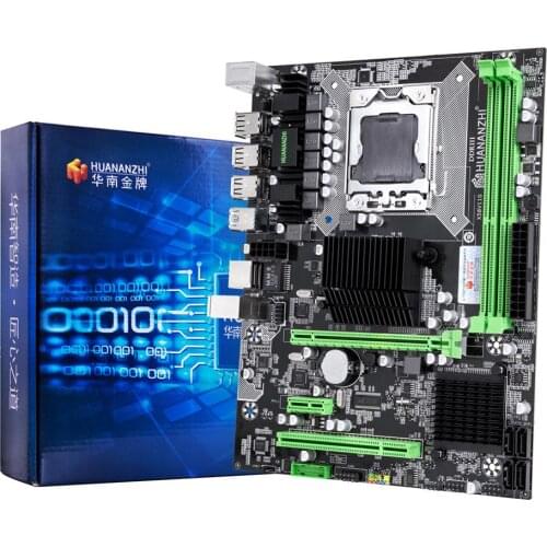 HUANANZHI X58 PRO motherboard supports LGA1366 series processors and supports 5.1 channel ALC662 chip