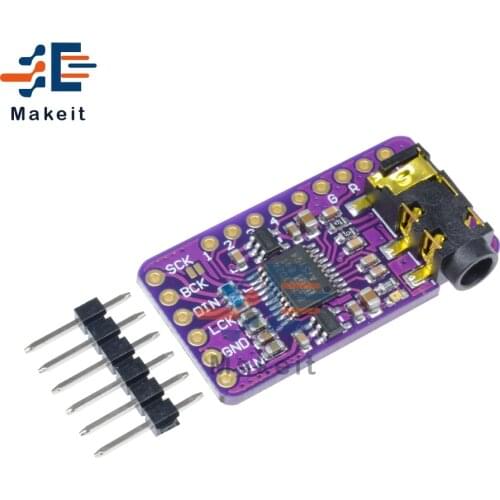 PCM5102 DAC Decoder Module I2S Interface Digital Audio Player For Raspberry Pi pHAT Format