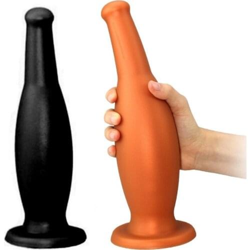 Soft Silicone Anal Plug Huge Buttplug Prostate Massage Anal Sex Toys for Men Women Vaginal Dilation Adult Sex Toys Butt Plug