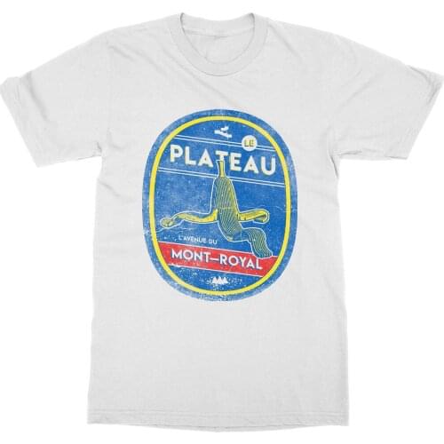 2019 New MenS Le Plateau Montreal T-Shirt Quebec Canada City French Hood MTL Canadiens Tee Shirt