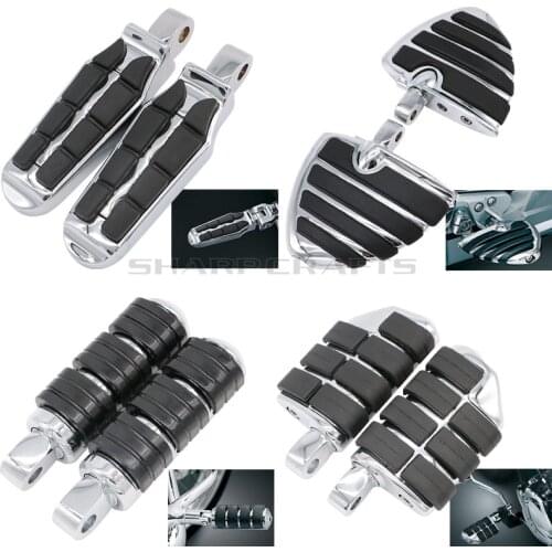 Motorcycle Front Driver Rider Foot Pegs Footrests For SUZUKI Intruder 1400 Boulevard S83 1995 - 2008 Marauder 800 1997 - 2004