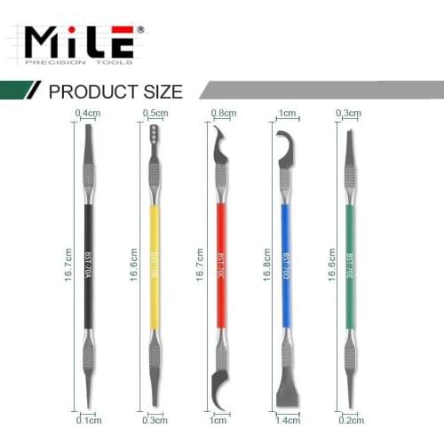 5 in1 IC Chip Repair Thin Blade CPU NAND Remover BGA Maintenance Knife Remove Glue Disassemble Phone PC Rework Processor Tools