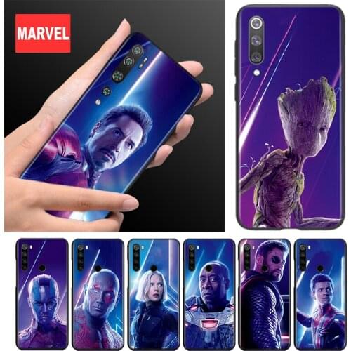 Silicone Cover The Avengers Man For Xiaomi Mi Note 11 11i 10i 10T 10 9 9T SE 8 Lite Pro Ultra Phone Case