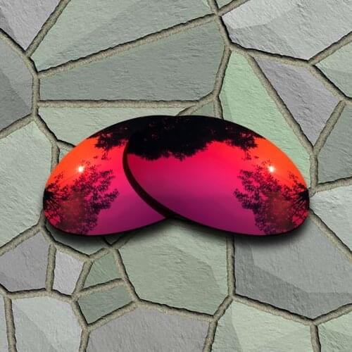 Violet Red Sunglasses Polarized Replacement Lenses for Oakley Romeo 1