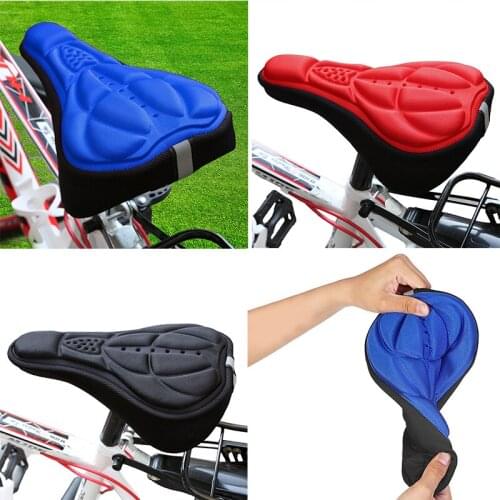 Bicycle Saddle 3D Soft Bike Seat Cover Comfortable Foam Seat Cushion Cycling Saddle for Bicycle Bike Accessories