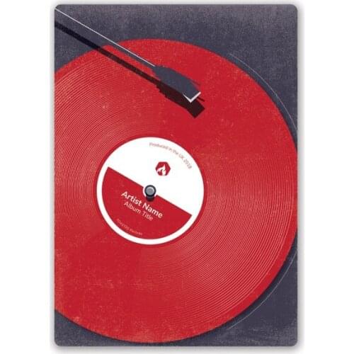 Vinyl Records Tin Sign art wall decoration,vintage aluminum retro metal sign,iron painting