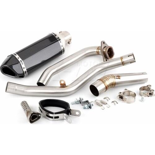 For Honda NC750X NC750S 2012 to 2020 NC700S NC700X NC 750X 750S Escape Slip-on Motorcycle Exhaust With Decat Pipe Head Link Pipe