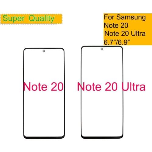 10Pcs/Lot For Samsung Galaxy Note 20 Ultra N985 Touch Screen Front Outer Glass Lens For Galaxy Note 20 N980 LCD Glass Replace