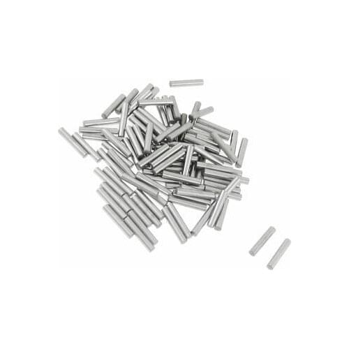 100 Pcs Stainless Steel 2.85mm x 15.8mm Dowel Pins Fasten Elements