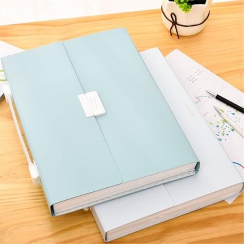 13 Pockets Accordion Office Expanding File Folder Organizer Flap Button Organiser