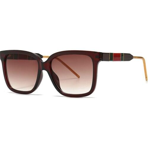 2020 New Luxury Brand Design Fashion Square Sunglasses Women Men Vintage Gradient Sun Glasses Anti-blue Optical Glassese UV400