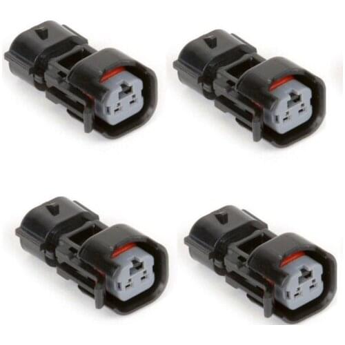 4/8/12/16/20/50/100pcs/lot USCAR EV6 EV14 Fuel Injector Adapter Connector For Subaru Mazda Accura