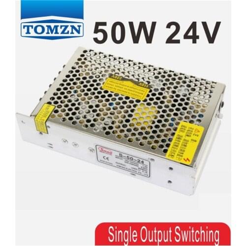 50W 24V 2.1A Single Output Switching power supply for LED Strip light