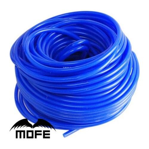 7.15 Mofe 5M Bule Black 3mm/4mm/6mm/8mm Auto Car Vacuum Silicone Hose Racing Line Pipe Tube Car-styling