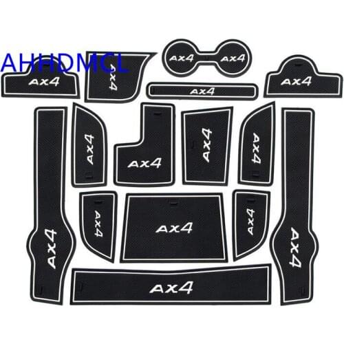 AHHDMCL Car Door Groove Mat Gate Slot Cup Armrest Storage Pad Mat For DFM DONGFENG Aeolus AX4