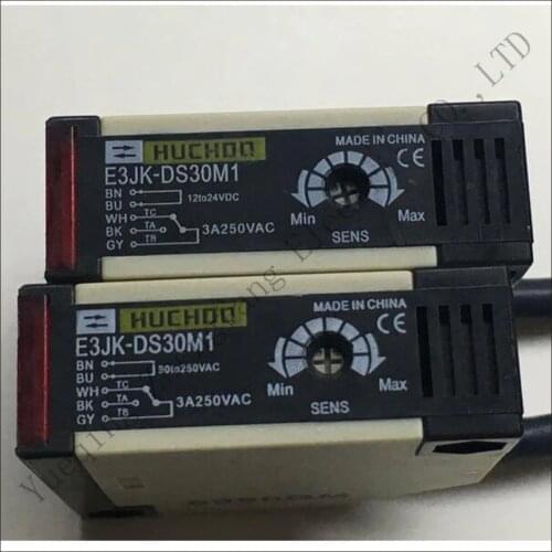E3JK-DS30M1 Diffuse type square relays built-in photoelectric switch relay output DC illuminate respnose time size 18*50*50