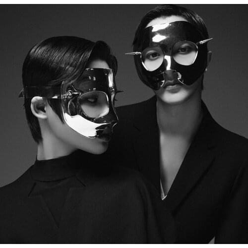 Metal Gogo Dancer Accessories Holographic Clothes Stage Costume Festival Rave Pole Dancing Wear Western Wear DJ Clubwear DL8200