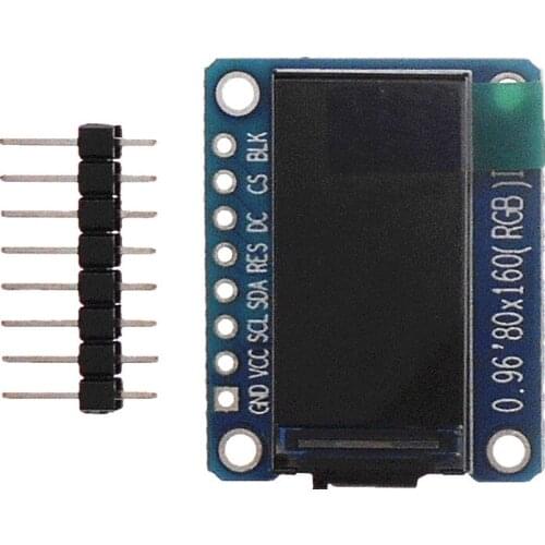 HD 0.96 inch TFT LCD screen module 8pin IPS 0.96 inch st7735