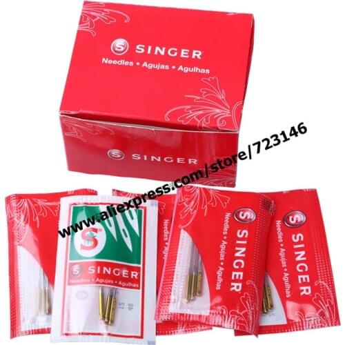 SINGER AGULHAS AGUJAS Needles Size 2045 #70/9 #80/11 #90/14 #100/16 #110/18 for VIKING juki brother bernina pfaff elna janome