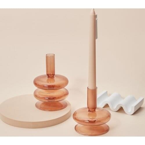 Lazzy house Decorative Wedding Candlesticks