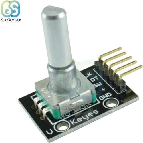 360 Degrees Rotary Encoder Module For Arduino Brick Sensor Switch Development Board KY-040 With Pins