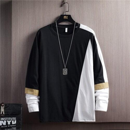2021 Mens Spring New Casual round Neck Pullover Multicolor Hoodie