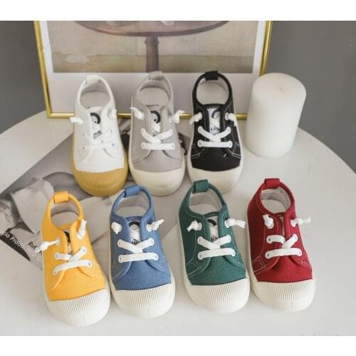 New Fashion Children Canvas Shoes Girls A lazy persons Childrens shoes Korean edition board boys shoes SH19023