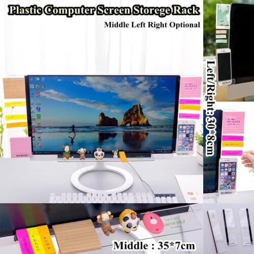 Acrylic Office Supplies Desk Accessories Monitor Memo Board Laptop/Computer Screen Display Message Rack Sticky Note Pads Board