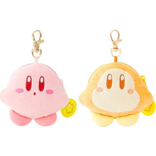 Anime Kirby plush earphone bag can put earphones and small mini change portable decorative Exquisite gifts for Boy girls