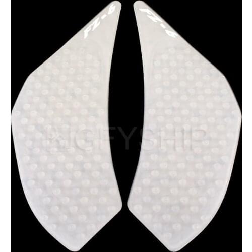 Transparent Motorcycle Fuel Tank Pad Anti slip Protector Stickers Knee Grip Side Decals For Yamaha FZ6 FZ6N 2006 2007 to 2010