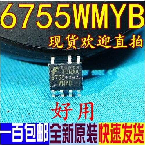 Brand New & Original Fan6755 6755wmyb 6755u 6755 Power Chip IC Sticker Sop-7