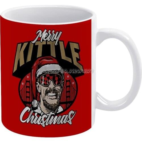 Merry Kittle For Fans Coffee Mugs Ceramic Mug Tea Cup Custom Cup Personalized Maman Gift Football Kittle San Francisco George Ge