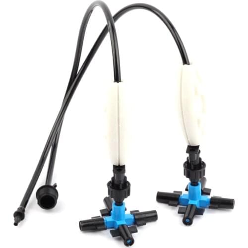 2Sets Hi-Quality Cross Atomizing Nozzle Greenhouse Hanging Sprinkler Micro Irrigation System Cool Humidification Atomize Kits