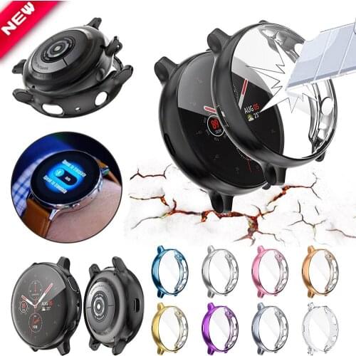 Galaxy Watch Active 2 Case for Samsung Galaxy Watch Active 2 40mm 44mm Protector Full Screen Protection Cover Cases