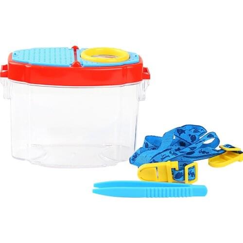 4.5X HD Magnifier Portable Bug Insect Viewer with Tweezers Kids Observation Toy Spider Educational Toy