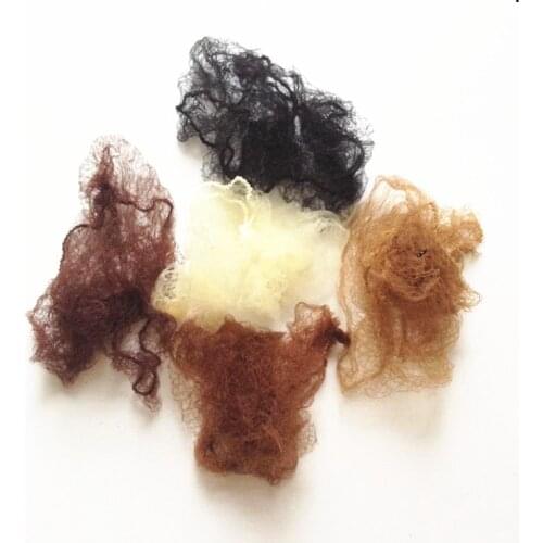 50pcs Hair Styling Net Dancing or Sport using Hairnet 5mm Mesh Nylon Material Elastic Line