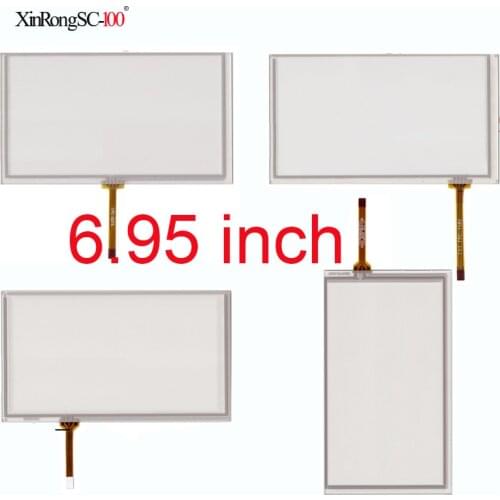 6.9 6.95 inch resistance touch screen panel TM070RDH01 for 6.95" car DVD navigation GPS 167mm*93mm 167*93mm 166*92mm 166*93