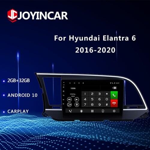 Android 10.1 2din Car Multimedia Palyer For 2016-2020 Hyundai Elantra GPS FM Radio Head Unit 9 inch Touch screen mirror link