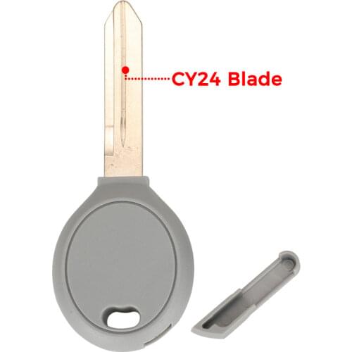 Jingyuqin Transponder Car Key Case With 46 Chip For Dodge for Chrysler for Jeep Wrangler 1998 1999 2001 2002 2003 2004 2005 2006