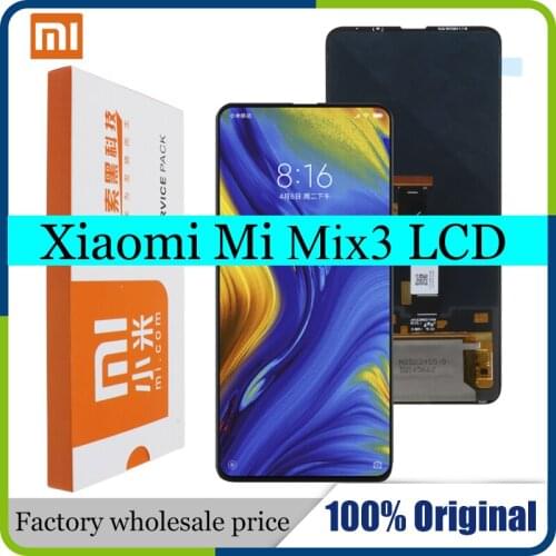 Origianl Amoled For Xiaomi MIX 3 Display Touch Screen Digitizer Assembly With Frame For Mi Mix3 Mix 3 LCD Screen Replacement
