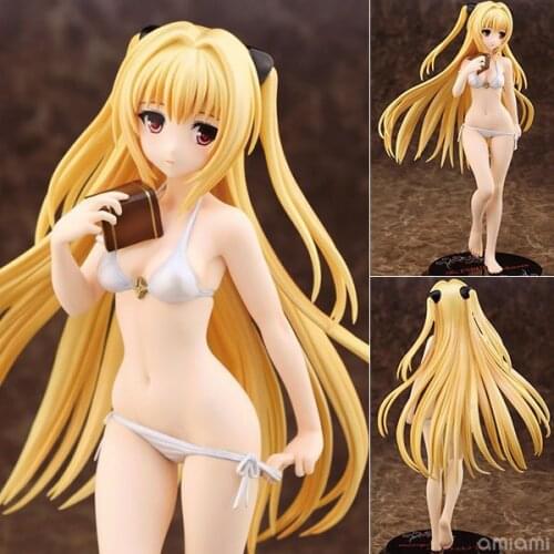New Arrival 1pcs 23CM pvc Japanese anime figure To LOVE Eve swimsuit ver action figure collectible model toys brinquedos