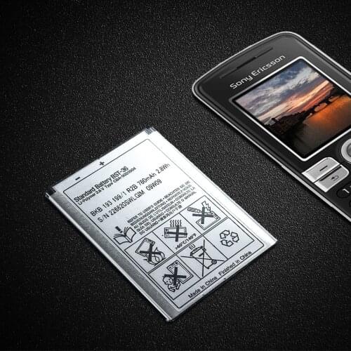 BST-36 For Sony Ericsson J300 K510i Z550a K310 J300C X0001 Z550C K320 K310i K310c K510c Mobile Phone Battery 780mAh