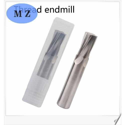 M3 M4 M5 M6 M8 M10 M12 M16 metric carbide thread endmill for aluminum process CNC machining center 4 6 8 10 12 mm