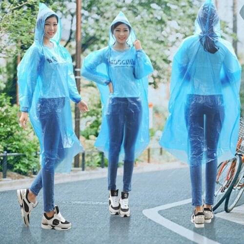Lsolation Clothes Labour Suit Transparent Ultralight Anti Saliva Travel Raincoat PE Non-toxic Rain Cape