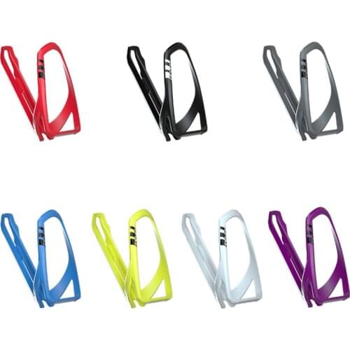 Gloss Solid Color Bike Water Bottle Cage Secure Retention SystemLightweight