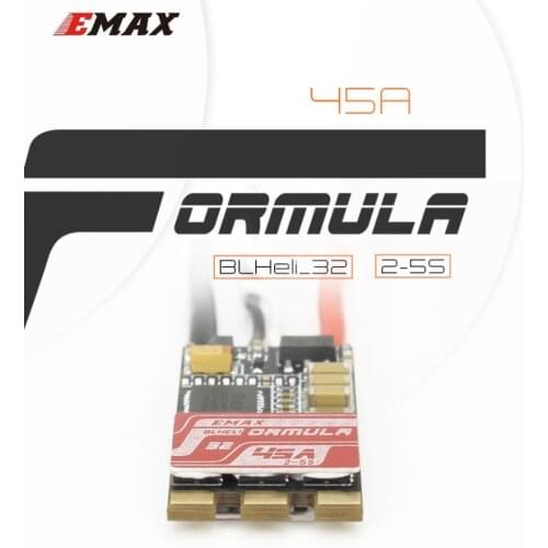 RCMOY4pcs/lot Emax Formula 45A Blheli_32 2-5S Brushless ESC for RC Quadcopter Multicopter